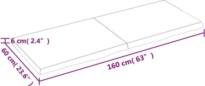 Produktbild VidaXL Emerald (160 x 60 x 6 cm)