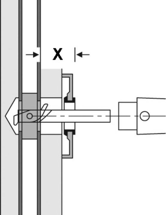 Actual product image FSB Interchangeable lock connecting pins 0115 (Door set)