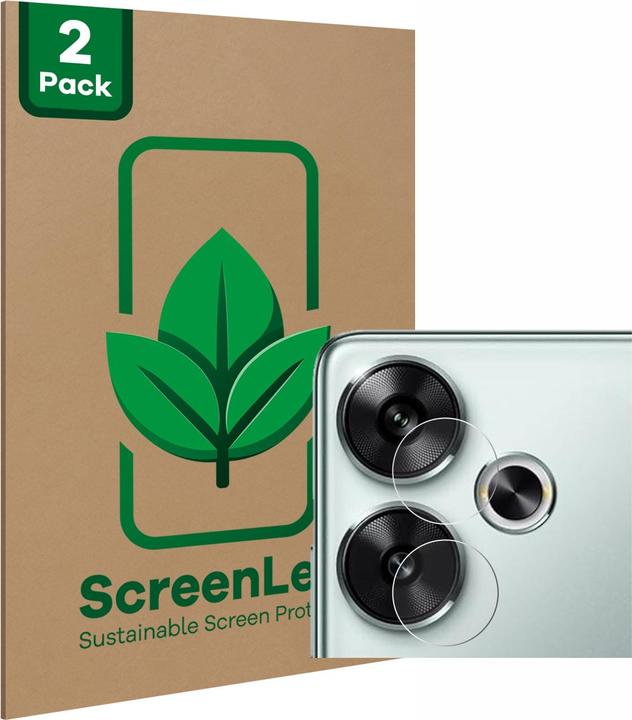 Image du produit ScreenLeaf Film de protection durable Protection d'écran Film clair transparent (2 pièce(s), Xiaomi Poco F6)