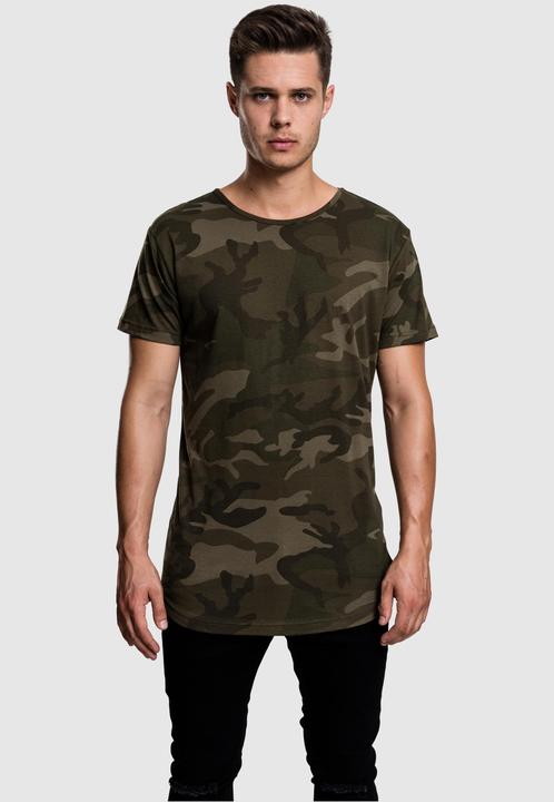 Actual product image Urban Classics Camo Shaped Long Tee (S)