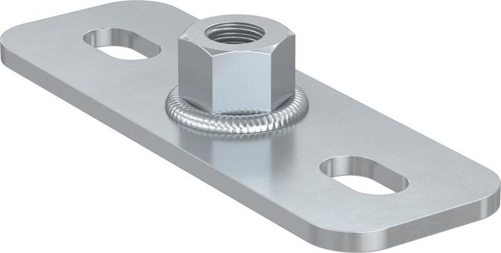 Image du produit Fischer Plaque de base GPL Longueur 120 mm Largeur 40 mm Épaisseur 4,0 mm Acier galvanisé galvanisé v (M10)