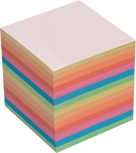 Büroring Ersatz-Notizzettel, 90 x 90 x 90 mm, intensivfarbig, 700 Blatt