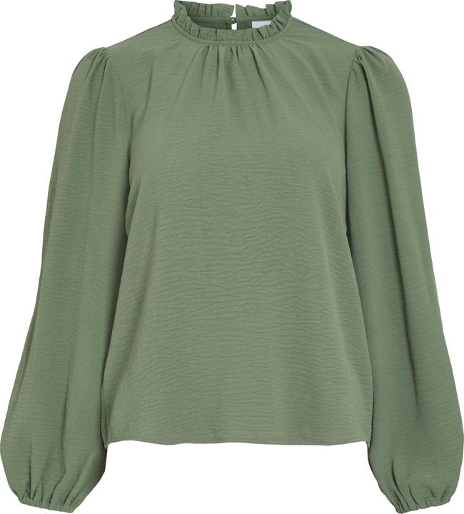 Vila High Neck Oberteil mit langen Ärmeln (38)