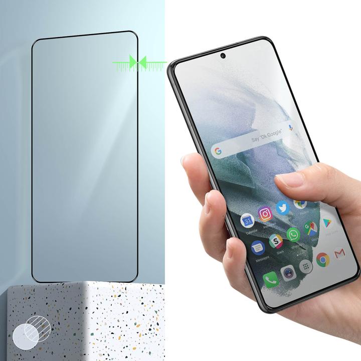 Produktbild Avizar Displayschutzfolie, Case friendly Schutz (1 Stück, Samsung Galaxy S21)