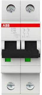 Actual product image ABB S202-C40 Automatic circuit breaker 40A pro M compact 2-pole