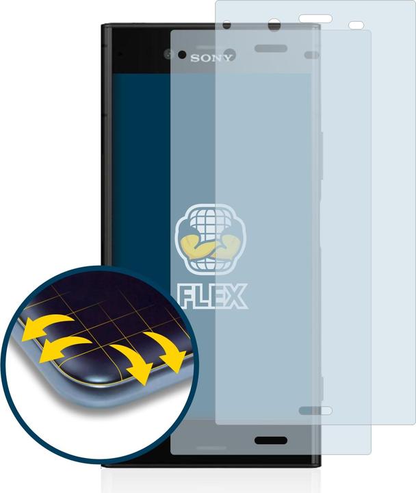 Productafbeelding BROTECT Volledig bedekkende screen protector (2 Stuk, Sony Xperia XZ1)
