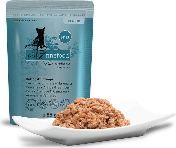 Image du produit Catz Finefood No.13 Hareng & crabe (Adulte, 16 pcs, 90 g)