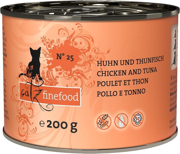 Actual product image Catz Finefood No.25 Chicken & Tuna (Adult, 1 pcs., 200 g)
