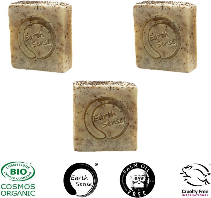 Actual product image Natura Punto Set of 3 palm oil free solid organic soap (Hard soap)