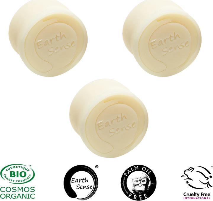 Actual product image Natura Punto Set of 3 palm oil free solid organic shampoo (Solid shampoo)