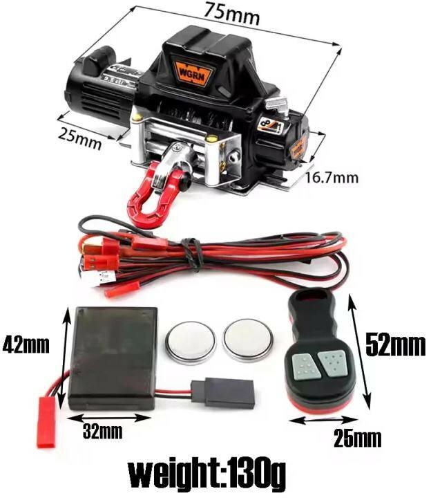 Produktbild Hobbytech Modellbau-Seilwinde mit Fernbedienung 1:10