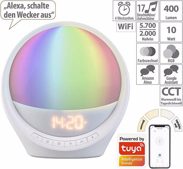 Produktbild Auvisio WLAN-LED-Lichtwecker