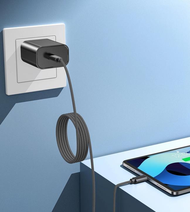 Produktbild Choetech XCC-1054 240W Cable with Power Delivery 3.1 USB-C Magnetic 1.2m - Black (1.20 m, USB 3.1, 240 W)