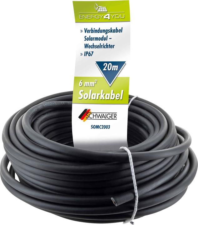 Actual product image Schwaiger Solar cable unconfigured (Solar cable)