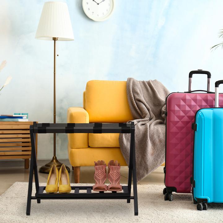 Actual product image Relaxdays Suitcase stand (Suitcase rack)