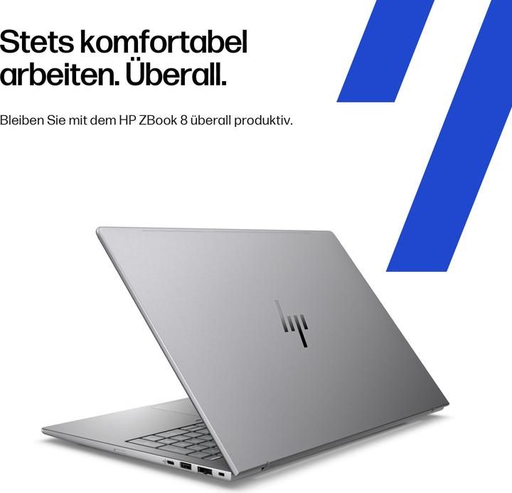 Immagine prodotto HP ZBook 8 G1i Intel Core Ultra 7 255H 40,64cm 16Zoll WUXGA 32GB 1TB/SSD W11P 3J Gar (DE) (16", Intel Core Ultra 7 255H, 32 GB, 1000 GB, DE)