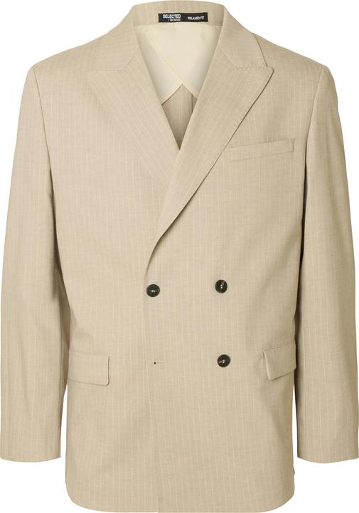 Selected Homme Relaxed Fit Nadelstreifen Zweireihiger Blazer