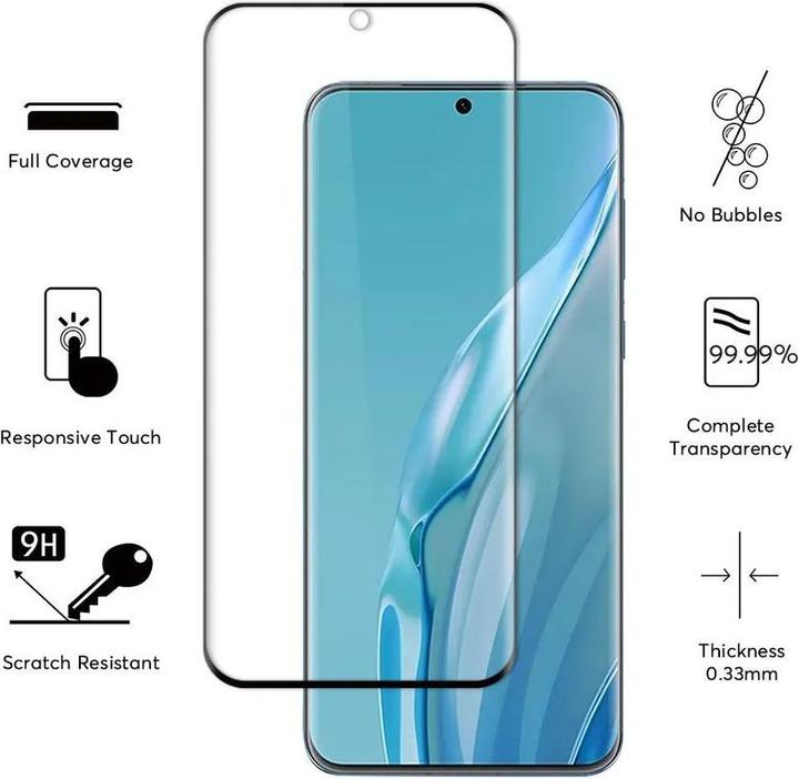 Produktbild Evelatus P60 2.5D Full Cover Japan Glue Glass Anti-Static (1 Stück, Huawei P60)
