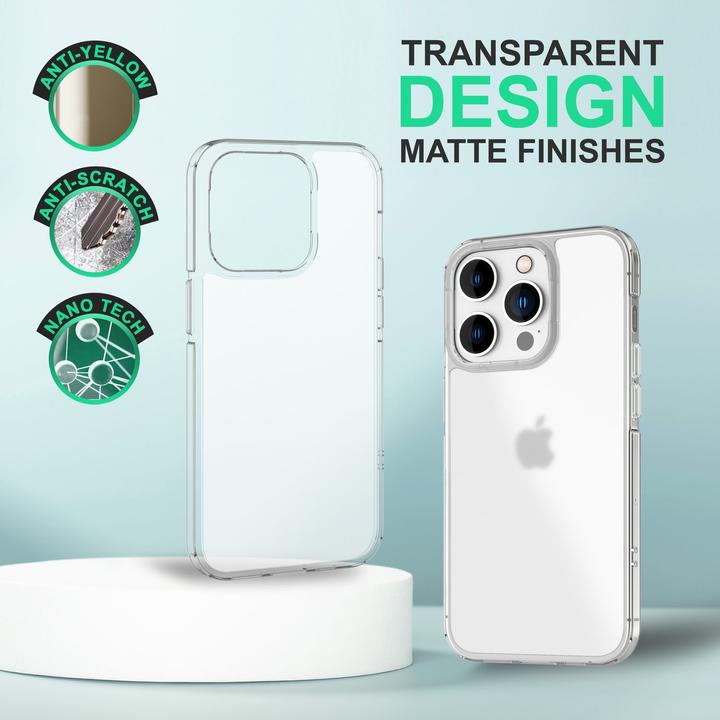 Produktbild Nalia Matte Klare Harte Hülle (Apple iPhone 14 Pro Max)