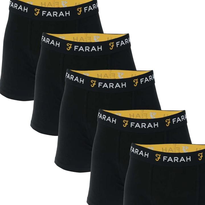 Immagine prodotto Farah Chorley Boxer Uomo Misura Confezione 5 (L, Confezione da 5 pezzi)