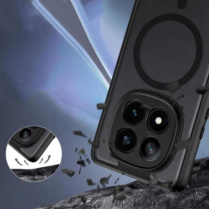 Actual product image Tech-Protect MagMat MagSafe Case for Xiaomi Redmi Note 14 Pro 5G / Poco X7 5G - Matte Black (Xiaomi Poco X7 Pro, Xiaomi Redmi Note 14 Pro 5G)
