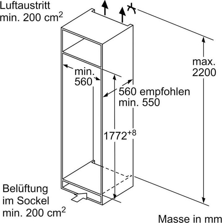 Produktbild Bosch Hausgeräte KIL82NSE0 (280 l)