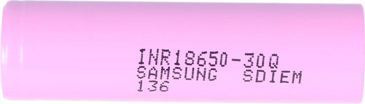 Actual product image Samsung INR18650-30Q (1 pcs., 18650, 3000 mAh)