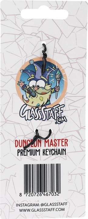 Actual product image Glass Staff Schlüsselanhänger Dungeon Master Rot/Schwarz