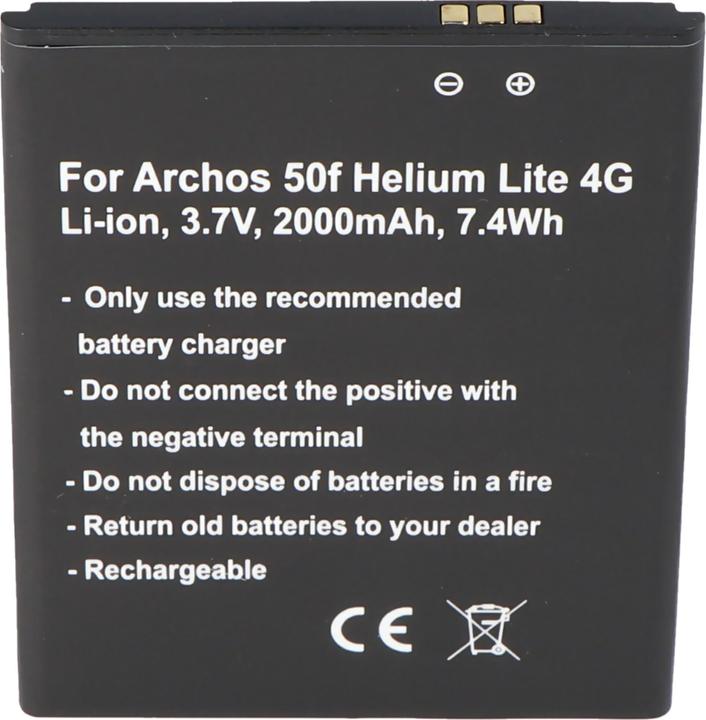 Image du produit AccuCell Akku für Archos AC50FHE Akku AC50FHELI Archos 50f Helium Lite 4G, GX395872