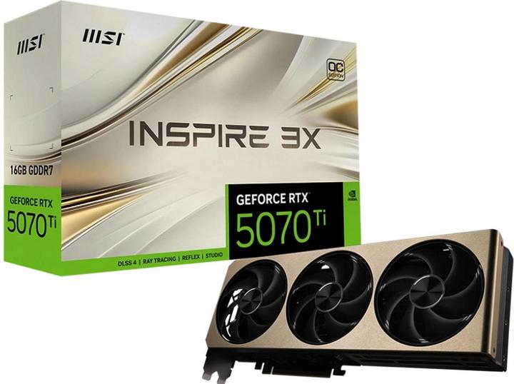 Produktbild MSI GeForce RTX 5070 Ti Inspire 3X OC (16 GB)
