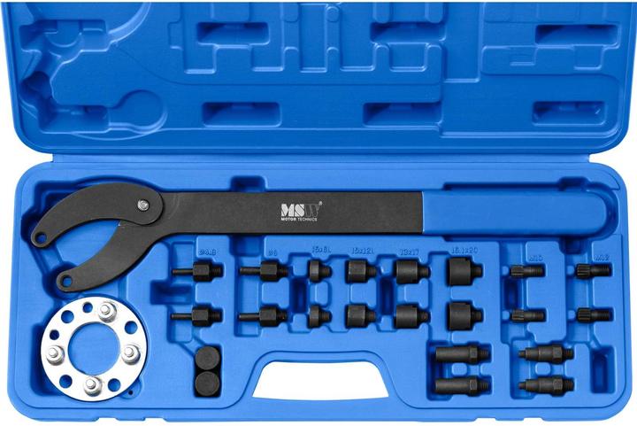 Produktbild MSW Zahnriemen-Werkzeug Nockenwelle-Gegenhalter Audi, Seat, VW etc. 22-teilig