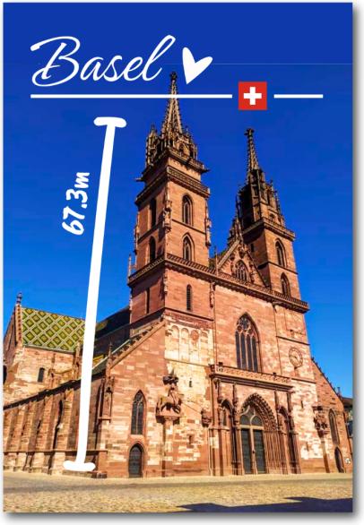 Produktbild CreaDiva Fotomagnet Basel - Münster Grösse