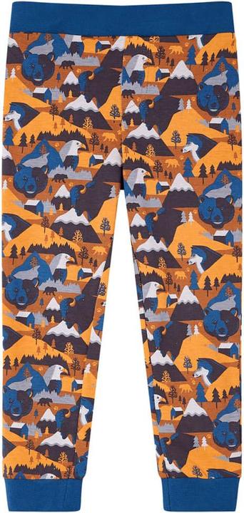 Produktbild VidaXL Kinderpyjama mit Langen Ärmeln Cognac 92,Material: 100 (92)