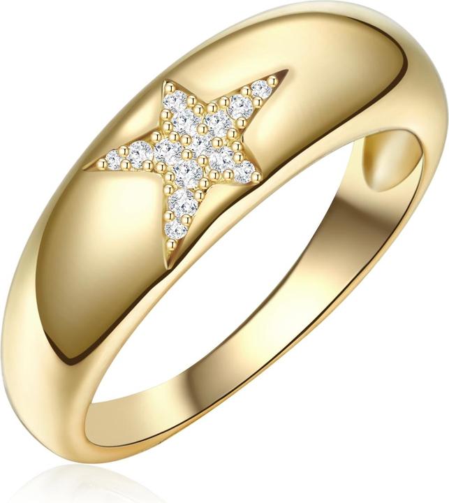 Immagine prodotto Glanzstücke München Donna Argento Sterling Cubic Zirconia Oro Giallo - 29966 (54, 925 Argento)