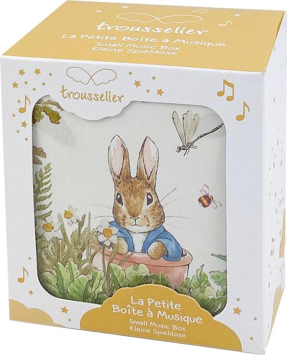 Actual product image Trousselier Music box with drawer Peter Rabbit
