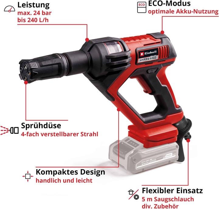 Produktbild Einhell Hypresso 18/24-1 (Akkubetrieb)