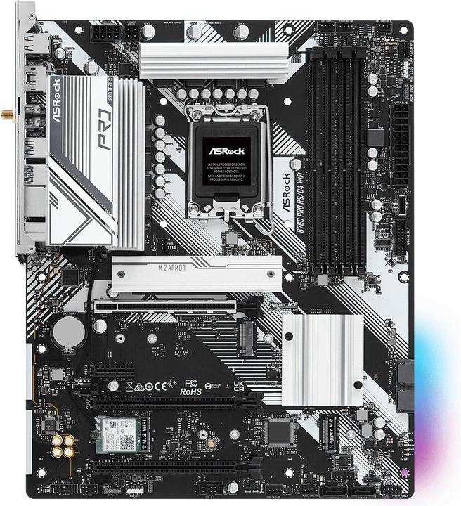Produktbild AsRock B760 PRO RS/D4 WIFI (LGA 1700, Intel B760, ATX)