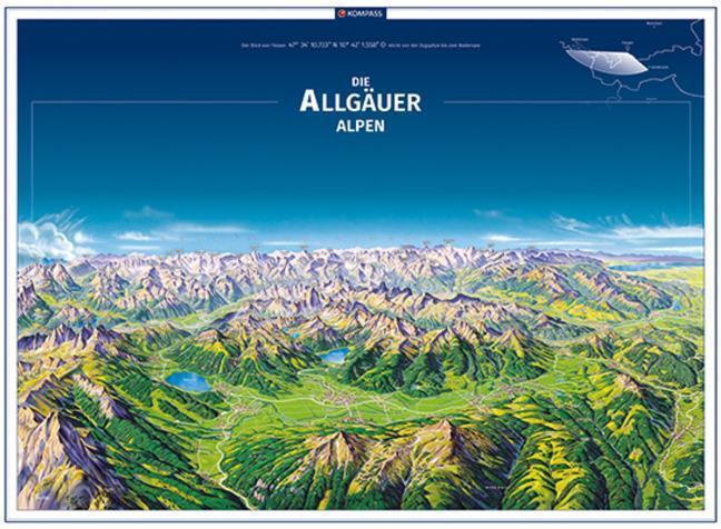 Produktbild Panorama Die Allgäuer Alpen, Po