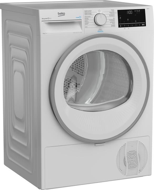 Actual product image Beko B3T6823WS2 wasdroger Vrijstaand Voorbelading 8 kg A++ Wit (8 kg, Right)