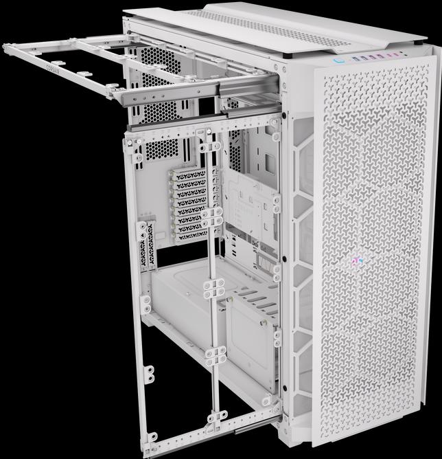 Image du produit Corsair Affaire iCUE 9000D RGB Airflow Tower TG white (E-ATX, ATX, SSI EEB, mATX)