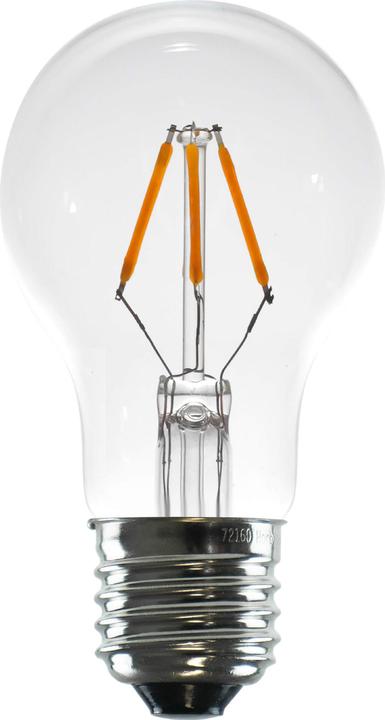 Segula LED Glühlampe klar 24V DC E27 dimmb. (E27, 3 W, G)