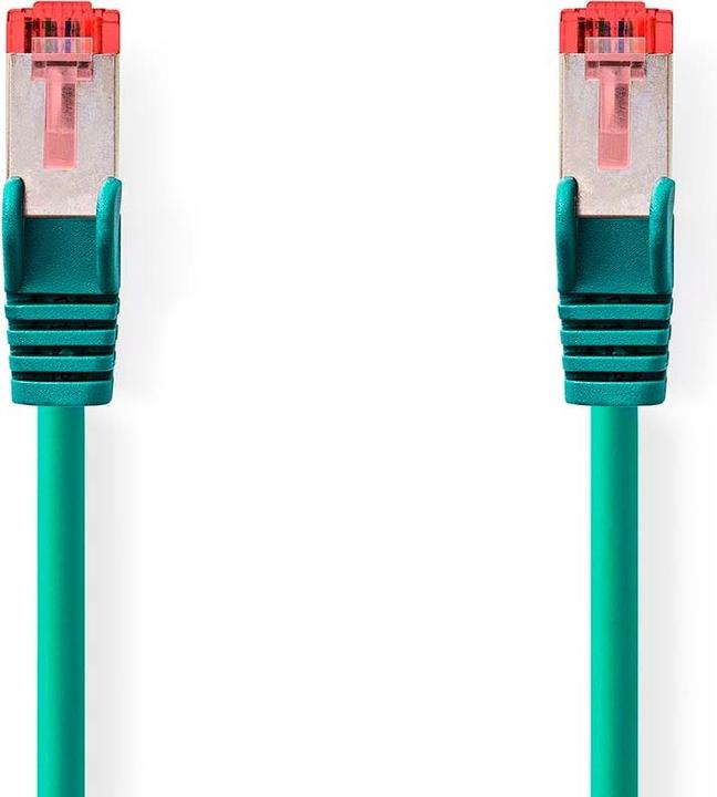 Produktbild Nedis CAT6-Netzwerkkabel - RJ45 Stecker - RJ45 Stecker - S/FTP - 0.50 m - Rund - LSZH - Grün - Label (U/FTP, CAT6, 0.50 m)