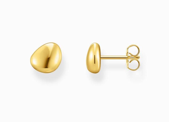 Image du produit Thomas Sabo Boucles d'oreilles design organique (Or jaune 750 plaqué or, Argent sterling 925)