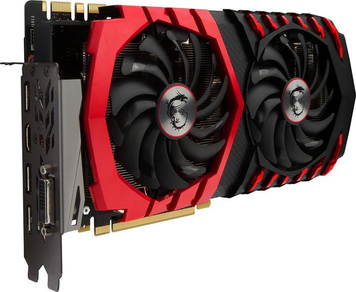 Actual product image MSI GeForce GTX 1080 GAMING X+ 8G (8 GB)