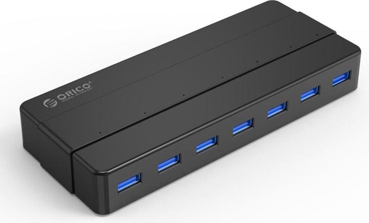 Produktbild Orico Converter Hub H7928-U3-V1 7x USB-A 3.0 - black (7 Ports)