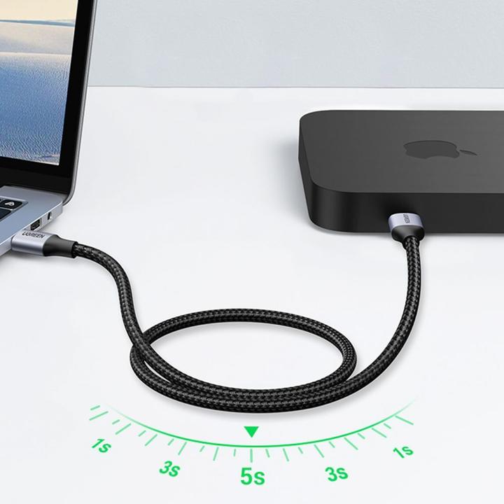 Actual product image Ugreen USB3.0 cable Male USB-A to Male USB-A 2A, 0.5m (black) (0.50 m, USB 3.0)