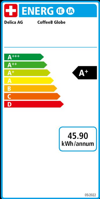 Energie-Label CoffeeB Globe Limited Edition Red (CoffeeB)