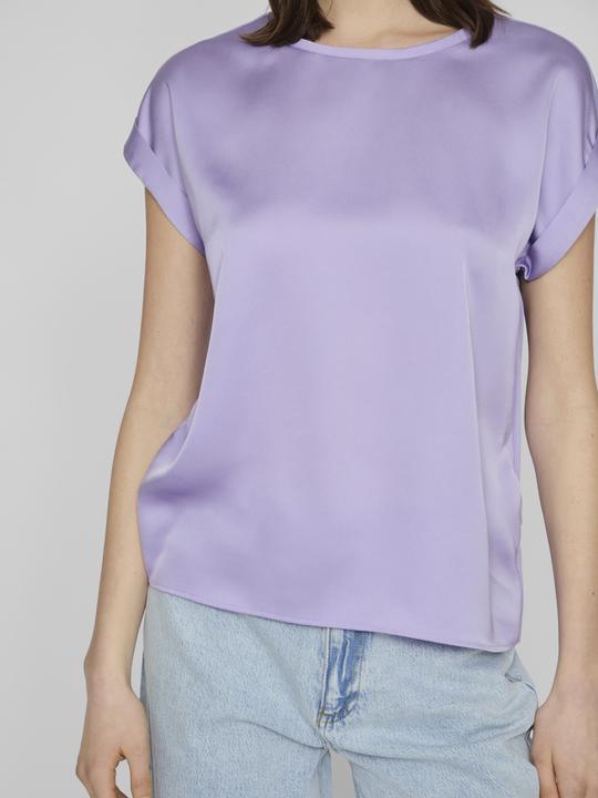 Actual product image Vila Round neckline top with short sleeves (34)