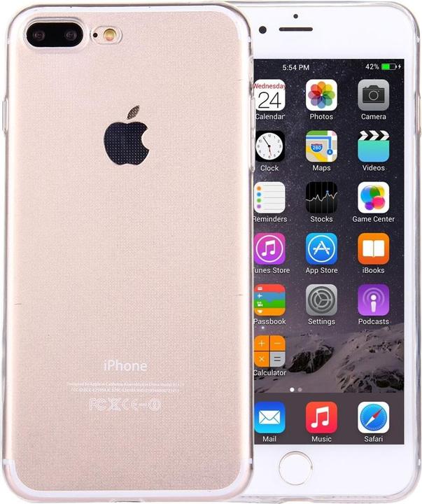 Actual product image König Design Mobile Case for Apple iPhone 7 Plus Ultra Thin Bumper Protective Case Transparent (Apple iPhone 7 Plus)