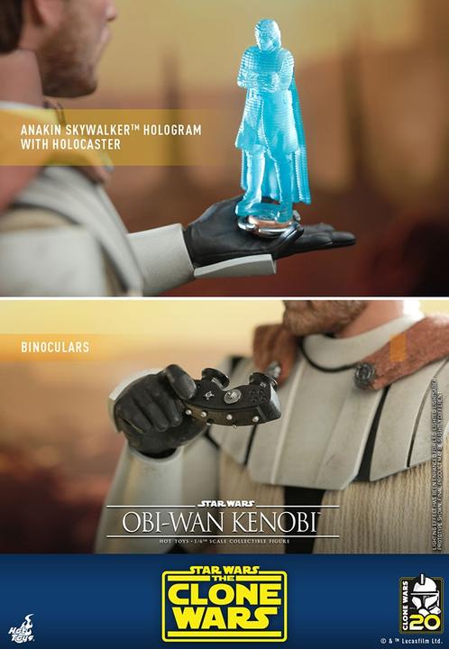 Produktbild Hot Toys Star Wars The Clone Wars figurine 1/6 Obi-Wan Kenobi 30 cm
